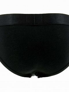 Брифы из мягкого хлопкового джерси черного цвета EMPORIO ARMANI 111285CC729c00020